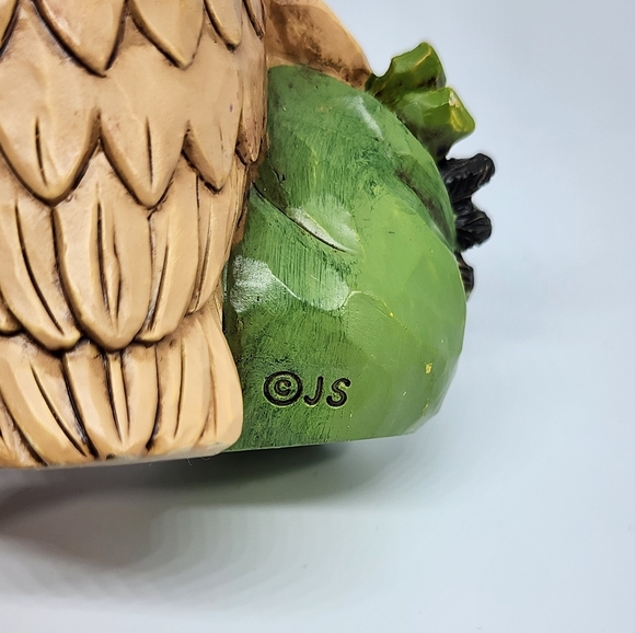 Jim Shore Christmas Owl Santa Hat & Bag of Gifts - Picture 5 of 7